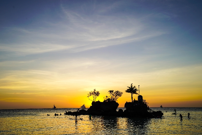 享受酒店內設施與島上度假時光→長灘島→馬尼拉→台北