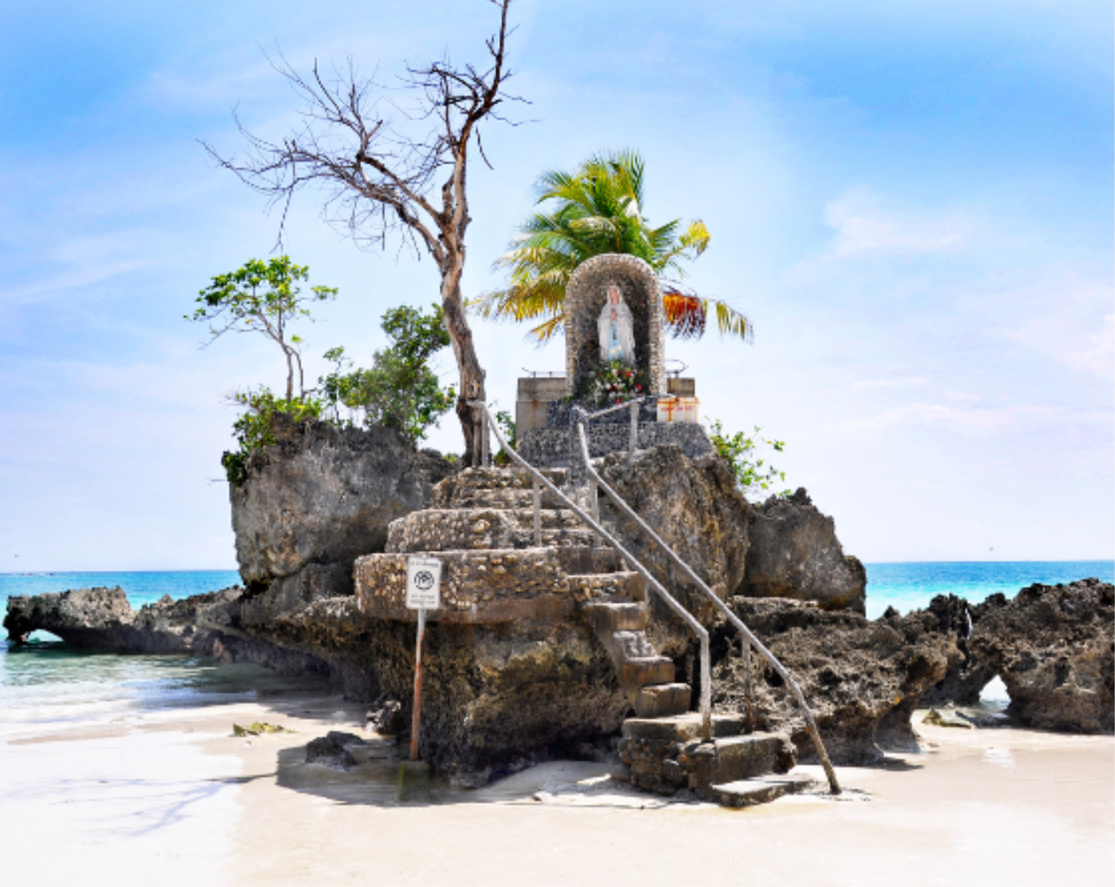 飯店自由活動→電動嘟嘟車環島打卡四大沙灘(Puka Beach、Firdays Beach、Willys Rock、Bolabog Beach)→Mandarin Bay Resort自助餐(含酒水哦!)